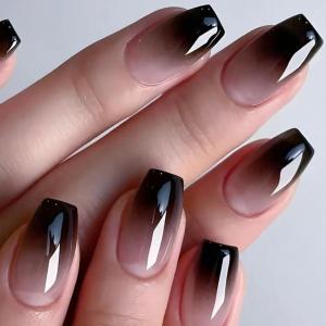 24 Pcs Nails with 1 nail glue sticker